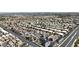 Overhead view of a well-populated neighborhood with a variety of homes and easy access to nearby streets at 8436 Noir Ave, Las Vegas, NV 89129