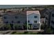 New townhome community showcasing modern construction with convenient parking at 8436 Noir Ave, Las Vegas, NV 89129