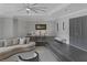 Open floor plan view of living room, dining room, and front entrance at 9 Quail Run Rd, Henderson, NV 89014