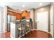 Spacious kitchen features stainless steel appliances, a breakfast bar, and ample counter space at 9112 Picturesque Ave, Las Vegas, NV 89149