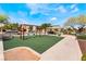 Well-maintained playground with swings and rubber flooring, perfect for Gathering fun at 9112 Picturesque Ave, Las Vegas, NV 89149