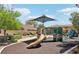 A fun playground area with slide and play structures, perfect for children to enjoy outdoor activities at 10623 Kearney Mountain Ave, Las Vegas, NV 89166