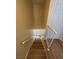 View looking down staircase features handrail and view to adjacent room at 2655 Aracatuba Ave, Las Vegas, NV 89121