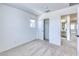 Bedroom with bright natural light, closet, and adjoining bathroom access at 2728 Tricase St, Henderson, NV 89044