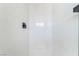 The shower features white subway tile and a black shower head at 2878 El Cajon St, Las Vegas, NV 89169