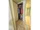 A walk-in closet is neatly organized with clothes and shoes at 3101 Casey Dr # 204, Las Vegas, NV 89120