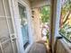 Condo entrance with a gated door, and private walkway at 3101 Casey Dr # 204, Las Vegas, NV 89120