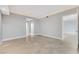 Neutral toned bedroom features tile flooring and cove lighting, bright and airy at 322 Karen Ave # 2501, Las Vegas, NV 89109