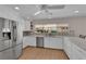 A beautifully designed kitchen with granite countertops and modern appliances at 3753 Meadowcrest Dr, Las Vegas, NV 89121