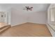 Bright living room boasting hardwood floors, a cozy window seat, and a relaxed ambiance at 3753 Meadowcrest Dr, Las Vegas, NV 89121