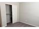 Bedroom features a closet with a white door providing storage solutions at 4337 Stardusk Falls Ave, North Las Vegas, NV 89084