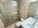 Bathroom features a sleek, glass-enclosed shower and stylish vanity, combining functionality with modern design at 435 Mesa Blvd # 202, Mesquite, NV 89027