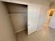 Spacious bedroom closet at 435 Mesa Blvd # 202, Mesquite, NV 89027