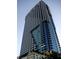 Striking view of a modern high-rise building with private balconies and sleek architectural design at 4381 W Flamingo Rd # 1512, Las Vegas, NV 89103