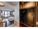 Bright main bedroom with floor to ceiling windows, access to closet and living area at 4381 W Flamingo Rd # 1512, Las Vegas, NV 89103