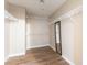 Large walk-in closet with ample shelving space, ideal for organization and storage at 455 Westminster Hall Ave # 101, North Las Vegas, NV 89032