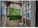 Patio with lattice and greenery, with stained glass and regular windows at 4742 Obannon Dr # A, Las Vegas, NV 89102