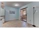 Outdoor patio with access from the living room featuring tiled floors and natural light at 4742 Obannon Dr # A, Las Vegas, NV 89102