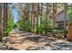 Long driveway leading to an automated gate to the residence at 5260 N Jones Blvd, Las Vegas, NV 89130