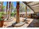 Inviting front yard with mature trees, creating a serene and private atmosphere at 5260 N Jones Blvd, Las Vegas, NV 89130