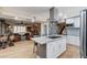 Bright kitchen showcasing an island with marble counters and stainless steel appliances at 5260 N Jones Blvd, Las Vegas, NV 89130