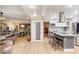 Open concept kitchen featuring stainless steel appliances, a pantry and dining room access at 5260 N Jones Blvd, Las Vegas, NV 89130