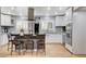 Bright kitchen with modern stainless steel appliances and white cabinets at 5260 N Jones Blvd, Las Vegas, NV 89130