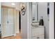 Charming powder room with modern fixtures, stylish decor, and convenient access at 5260 N Jones Blvd, Las Vegas, NV 89130