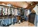 Well-organized walk-in closet with ample storage space for clothes, shoes, and accessories at 5260 N Jones Blvd, Las Vegas, NV 89130