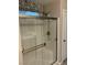 A newly renovated bathroom with a glass enclosed shower at 5363 S Juneau St, Pahrump, NV 89061