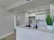 Eat-in kitchen with stone countertops and stainless steel appliances at 555 E Silverado Ranch Blvd # 2129, Las Vegas, NV 89183