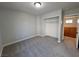 Bedroom with a closet and neutral walls and carpet at 6063 Peach Orchard Rd, Las Vegas, NV 89142