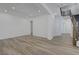 Spacious living room with recessed lighting and wood-look flooring throughout at 629 Soaring Wings Ave, Las Vegas, NV 89183