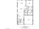 Detailed floor plan showcasing the layout of the home, highlighting the kitchen, living areas, and bedroom spaces at 6909 Toll Mountain St, North Las Vegas, NV 89086