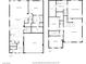 Two-story home floor plan with clearly defined living, dining, and sleeping areas designed for modern living at 6909 Toll Mountain St, North Las Vegas, NV 89086