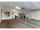 Spacious two-car garage provides ample storage and organization space at 6909 Toll Mountain St, North Las Vegas, NV 89086