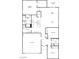 Spacious floor plan featuring a primary bedroom, modern kitchen, and open-concept dining area at 77 Serene Tempo Ave, Henderson, NV 89011