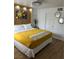 Comfortable bedroom featuring modern wall decor and lighting, perfect for relaxation at 7885 W Flamingo Rd # 2129, Las Vegas, NV 89147