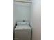 Laundry area featuring washer and rod for hanging clothes or storage at 7885 W Flamingo Rd # 2129, Las Vegas, NV 89147