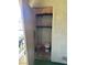Small outdoor storage closet with shelving and an open door for easy access at 7885 W Flamingo Rd # 2129, Las Vegas, NV 89147