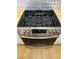 Stainless steel stove and oven combo featuring 6 burners, digital display, and modern design at 7885 W Flamingo Rd # 2129, Las Vegas, NV 89147