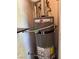 Functional water heater is shown with all necessary pipes and secure attachments at 7885 W Flamingo Rd # 2129, Las Vegas, NV 89147