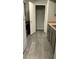 Kitchen with grey cabinets and stainless appliances at 8101 W Flamingo Rd # 2110, Las Vegas, NV 89147