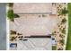 Birds eye view showing the arrangement of houses and gardens at 9136 Cocowoods Pl, Las Vegas, NV 89148