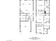 Detailed floor plans showcasing both levels, including bedrooms, bathrooms, kitchen, living room, and garage at 9136 Cocowoods Pl, Las Vegas, NV 89148