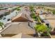 A bird's eye view of the home, highlighting its location within a quiet neighborhood at 1004 Viale Placenza Pl, Henderson, NV 89011