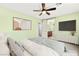 Relaxing bedroom showcases a soothing color scheme and plenty of space at 10557 Bandera Mountain Ln, Las Vegas, NV 89166