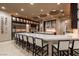 Modern kitchen with an oversized island, stainless steel appliances, and ample counter space at 15 Golden Sunray Ln, Las Vegas, NV 89135