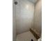 Tiled shower with built in bench at 1830 Justine Ct, Pahrump, NV 89048