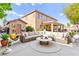 Expansive backyard with a comfortable outdoor seating area, perfect for relaxing and enjoying the outdoor space at 2755 Asgard Ave, Las Vegas, NV 89121